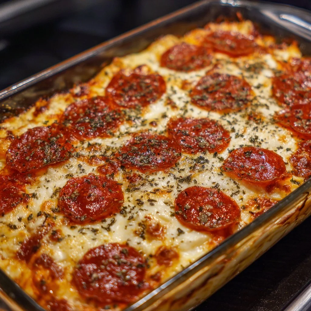 Pizza Style Cottage Cheese Bake