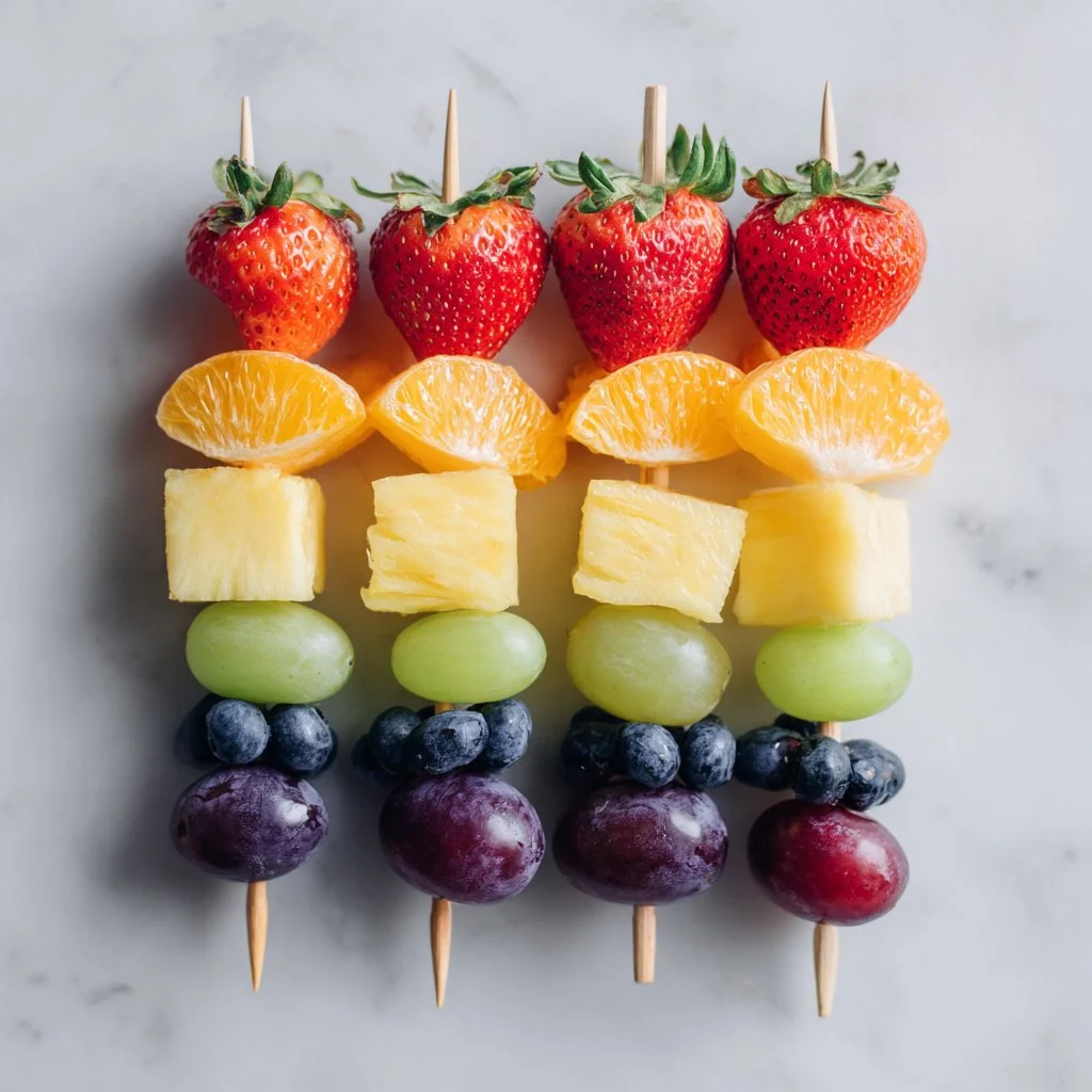 Rainbow Fruit Skewers