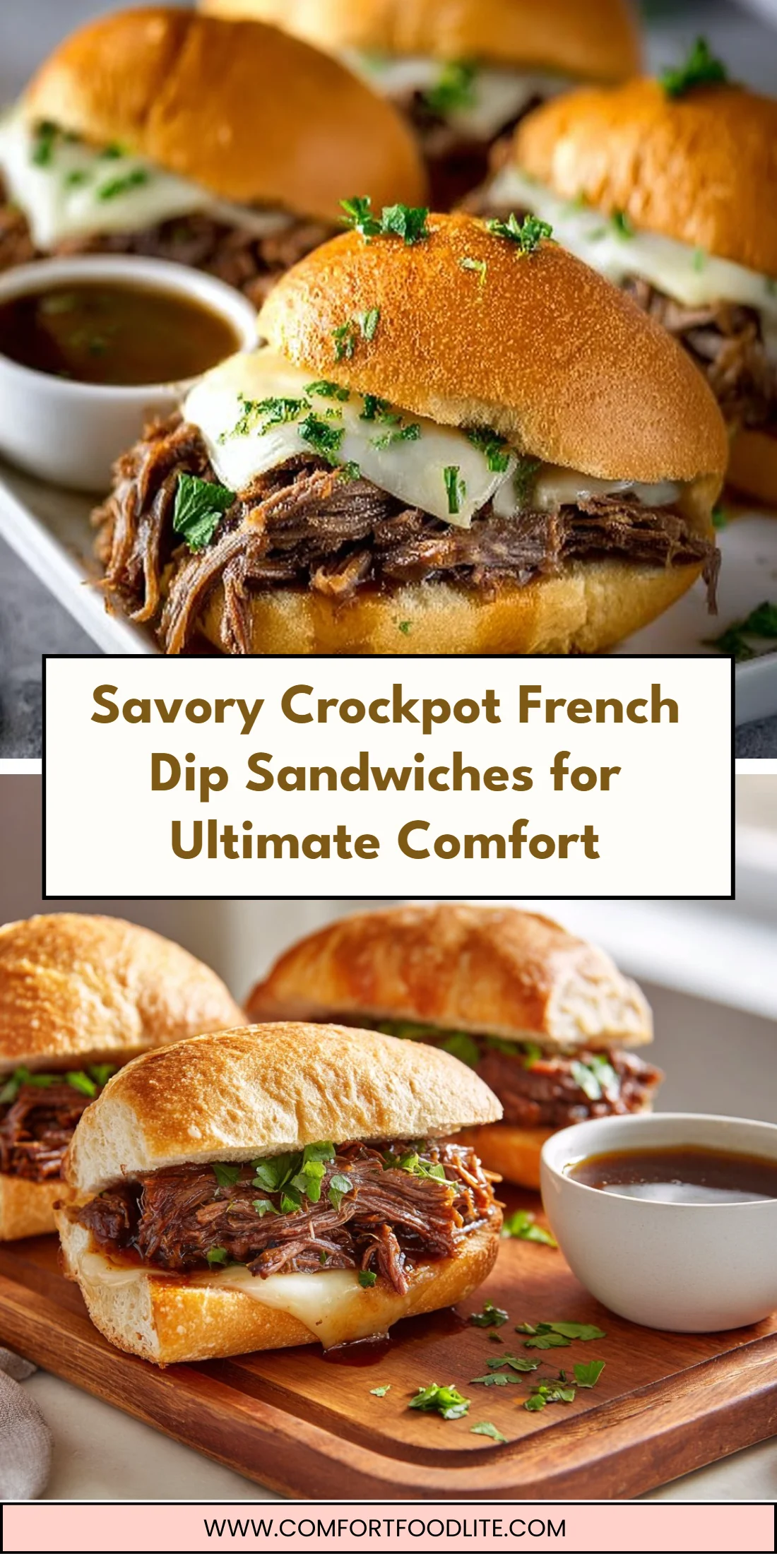 Savory Crockpot French Dip Sandwiches for Ultimate Comfort