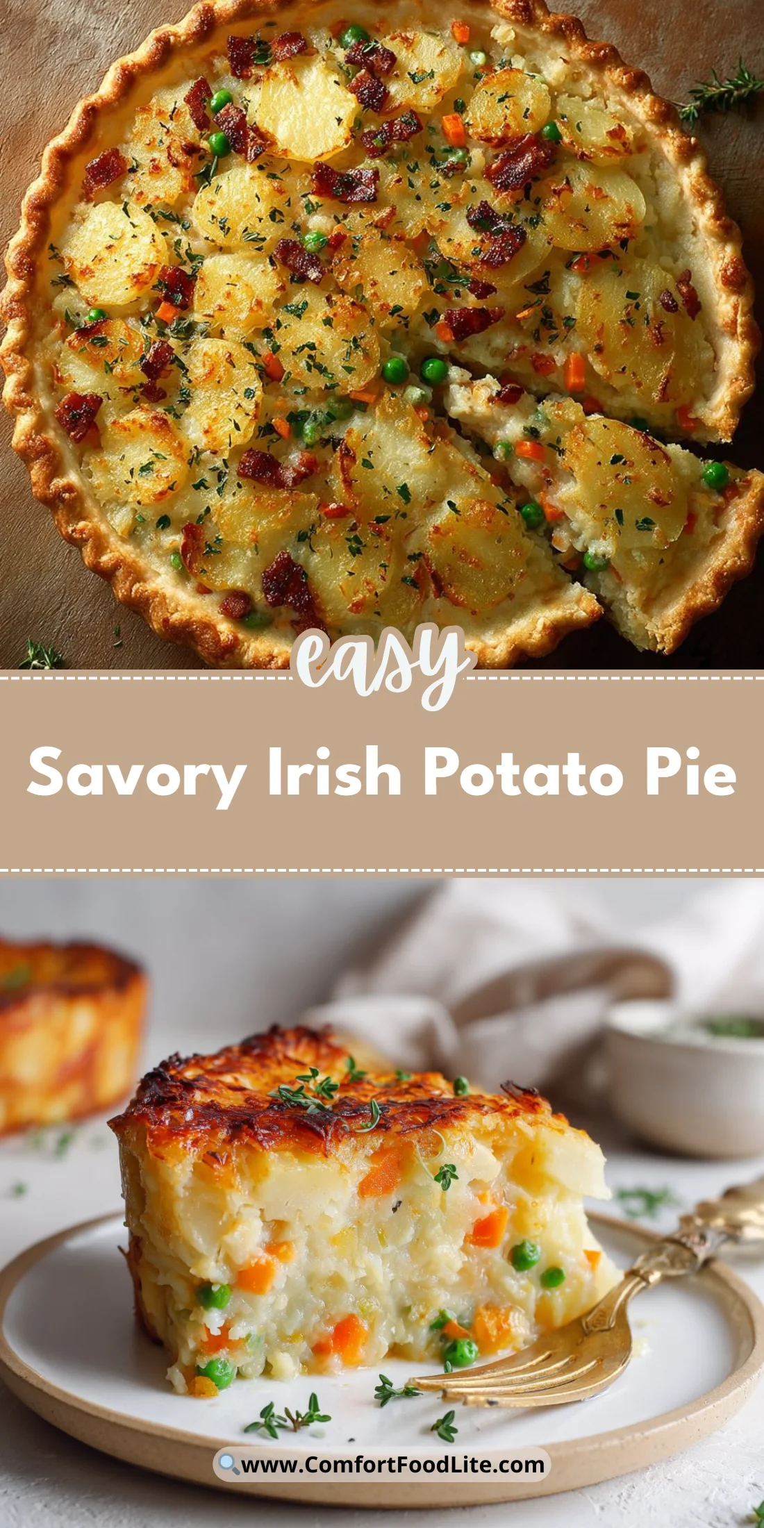 Savory Irish Potato Pie