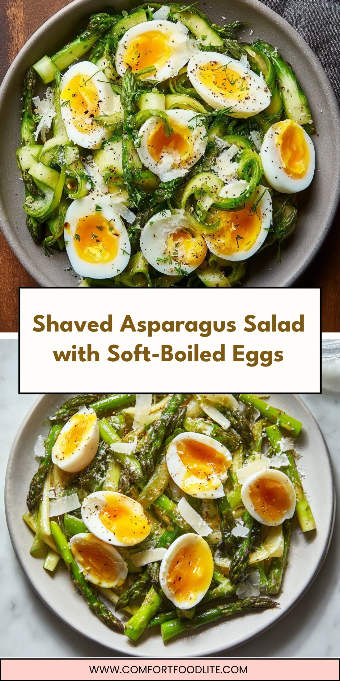 Shaved Asparagus Salad with Soft-Boiled Eggs