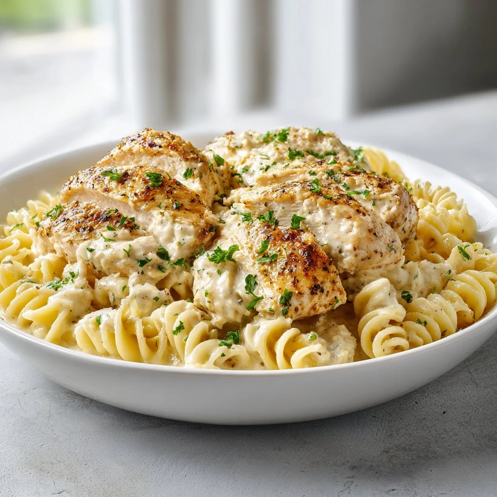 Slow-Cooker Boursin Chicken & Pasta