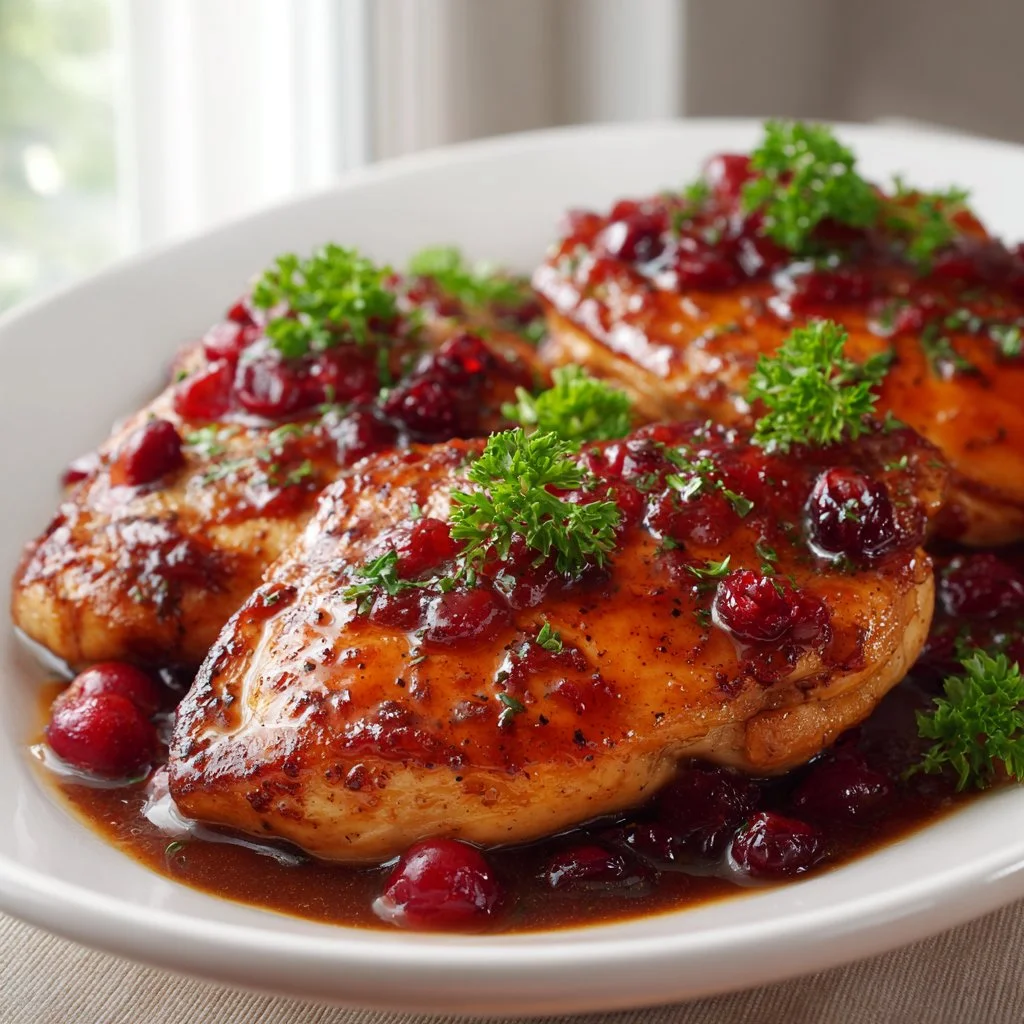 Slow Cooker Cranberry Chicken