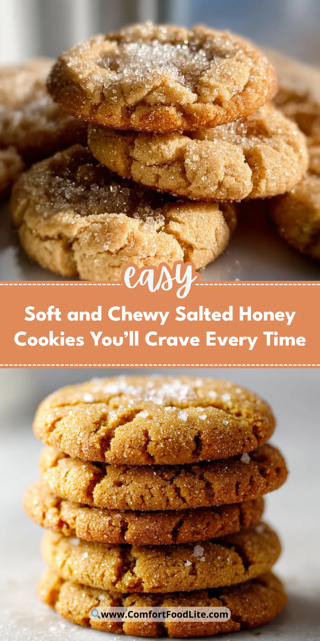 Soft and Chewy Salted Honey Cookies You’ll Crave Every Time