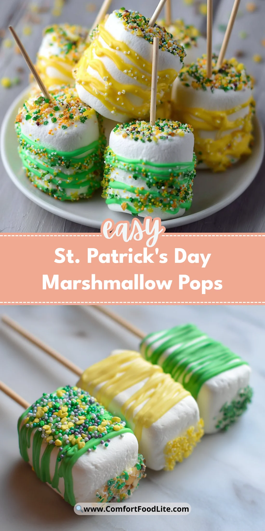 St. Patrick's Day Marshmallow Pops