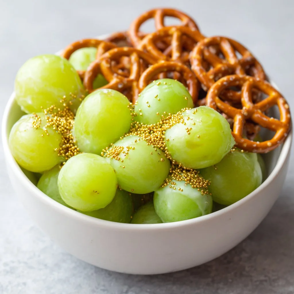 St. Patrick's Day Snacks: Festive Dipped Grapes