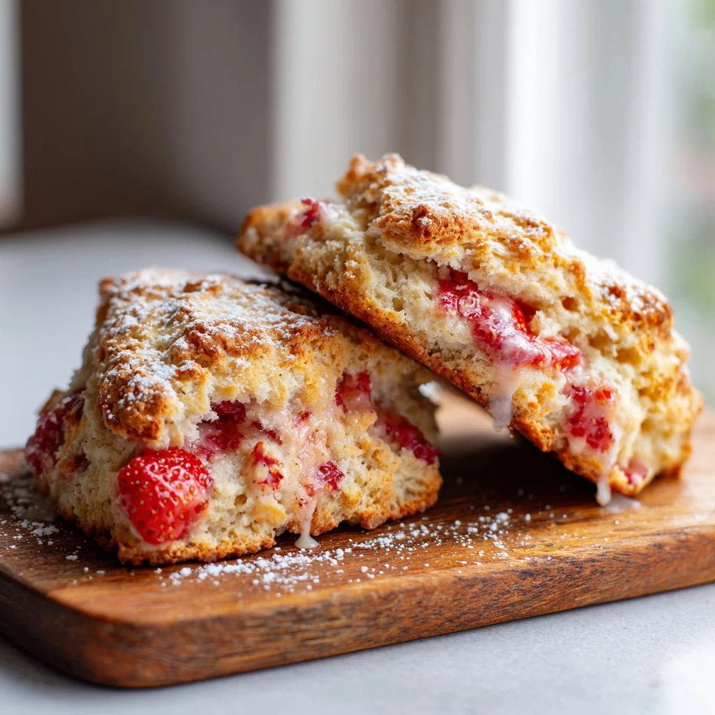 Strawberry Scones