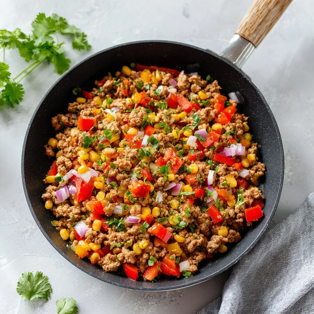 Turkey Taco Skillet