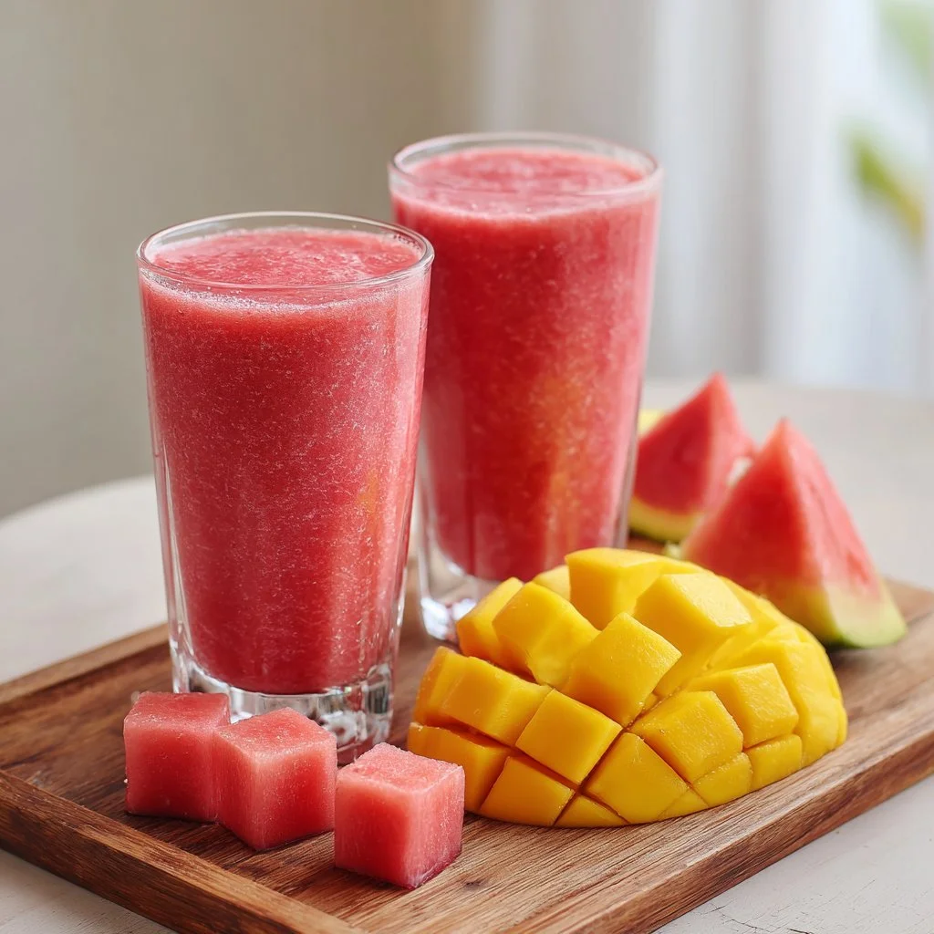 Watermelon Mango Smoothie