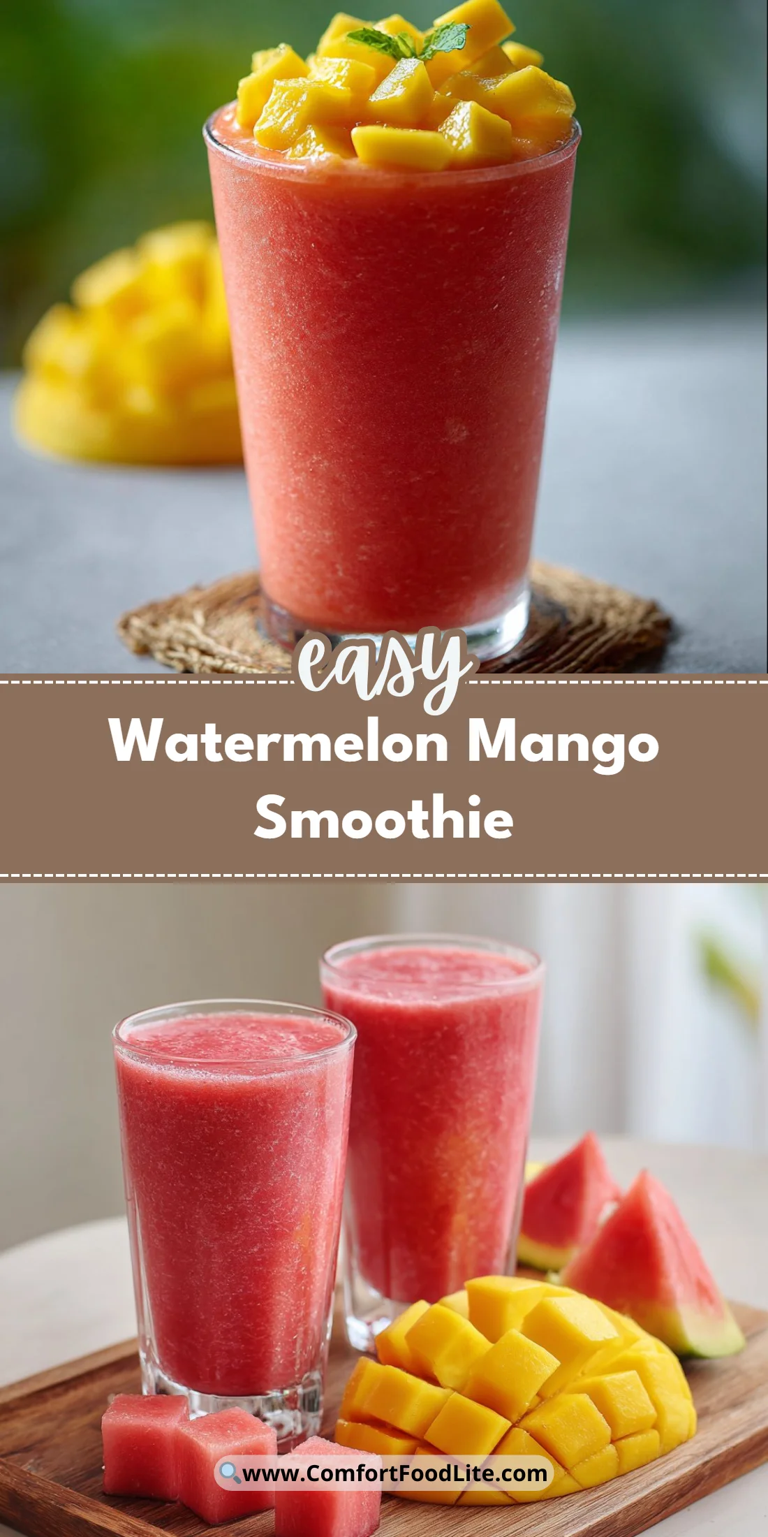 Watermelon Mango Smoothie
