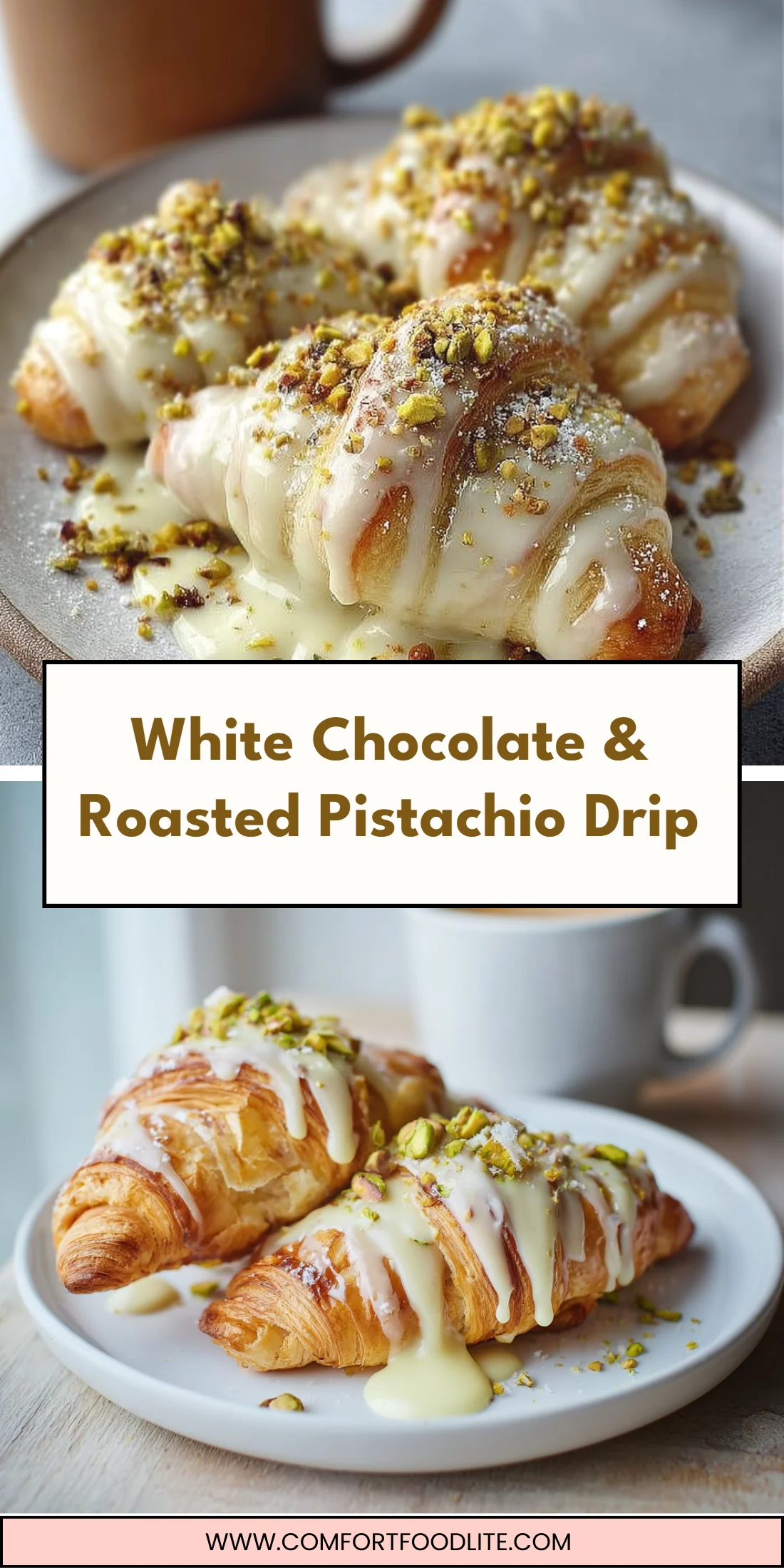 White Chocolate & Roasted Pistachio Drip