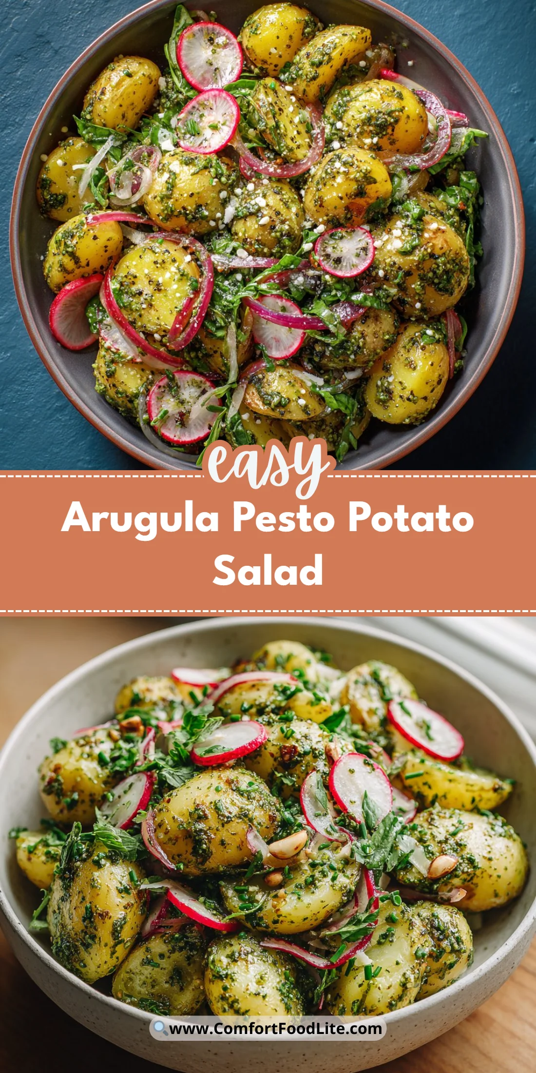 Arugula Pesto Potato Salad