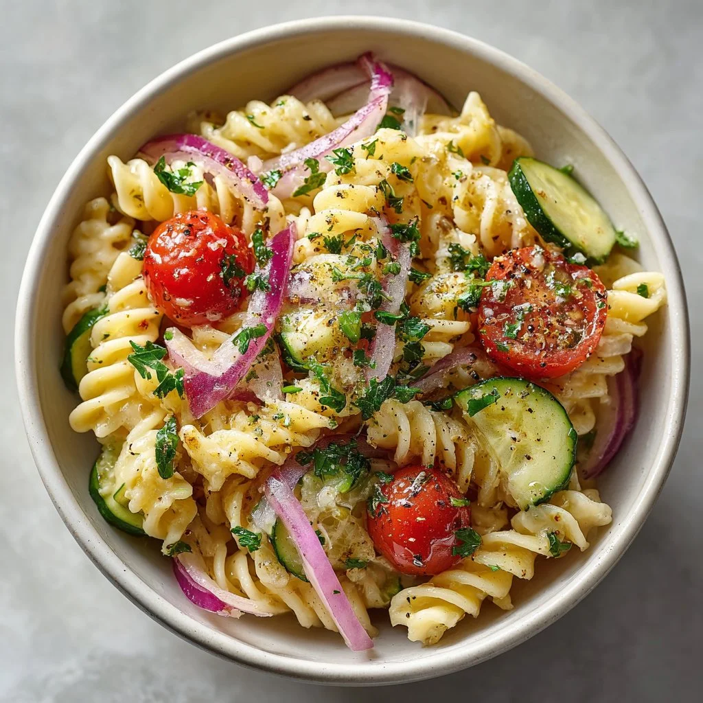 Best Cucumber Pasta Salad