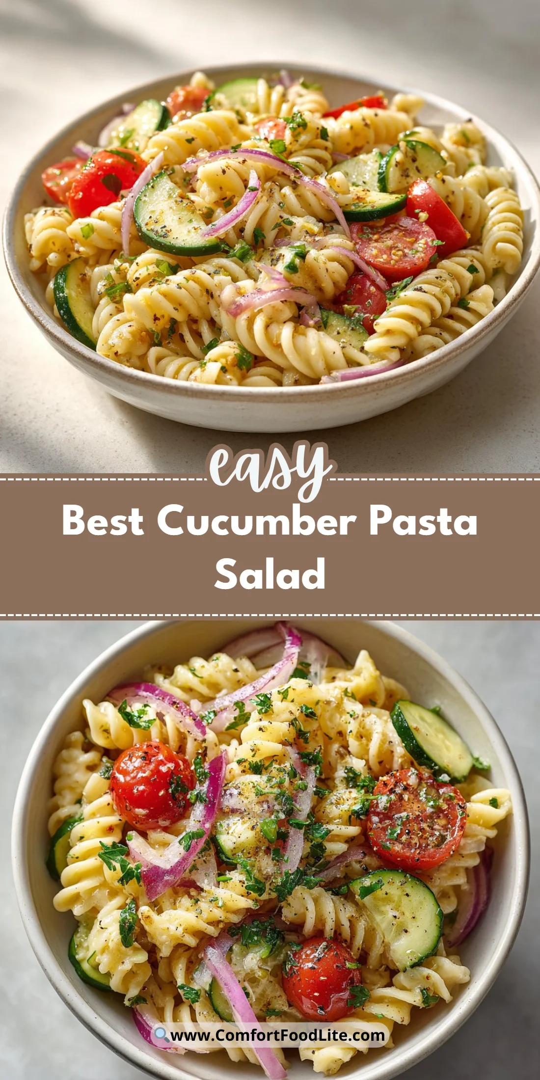Best Cucumber Pasta Salad
