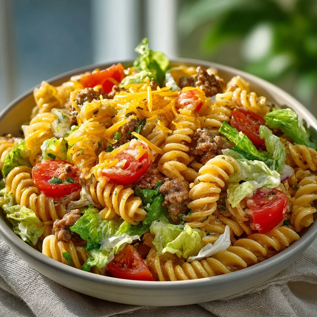 Big Mac Pasta Salad
