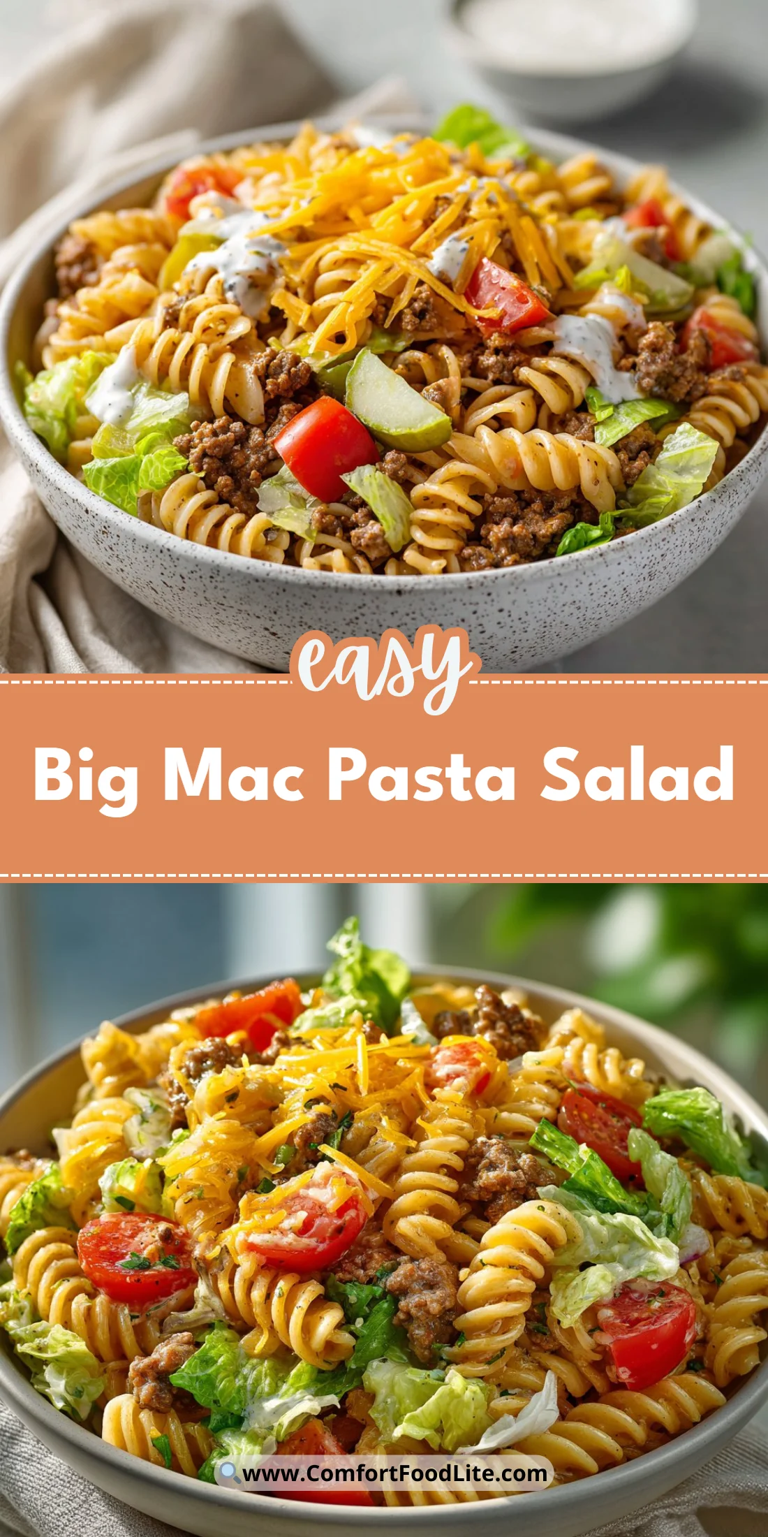 Big Mac Pasta Salad