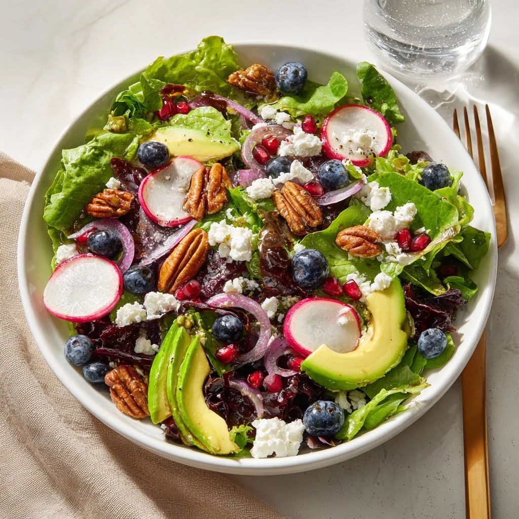 Blueberry Pistachio Spring Salad