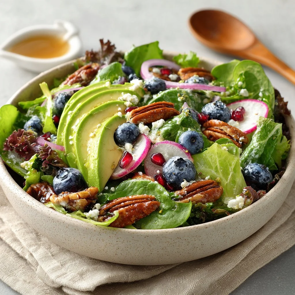 Blueberry Pistachio Spring Salad