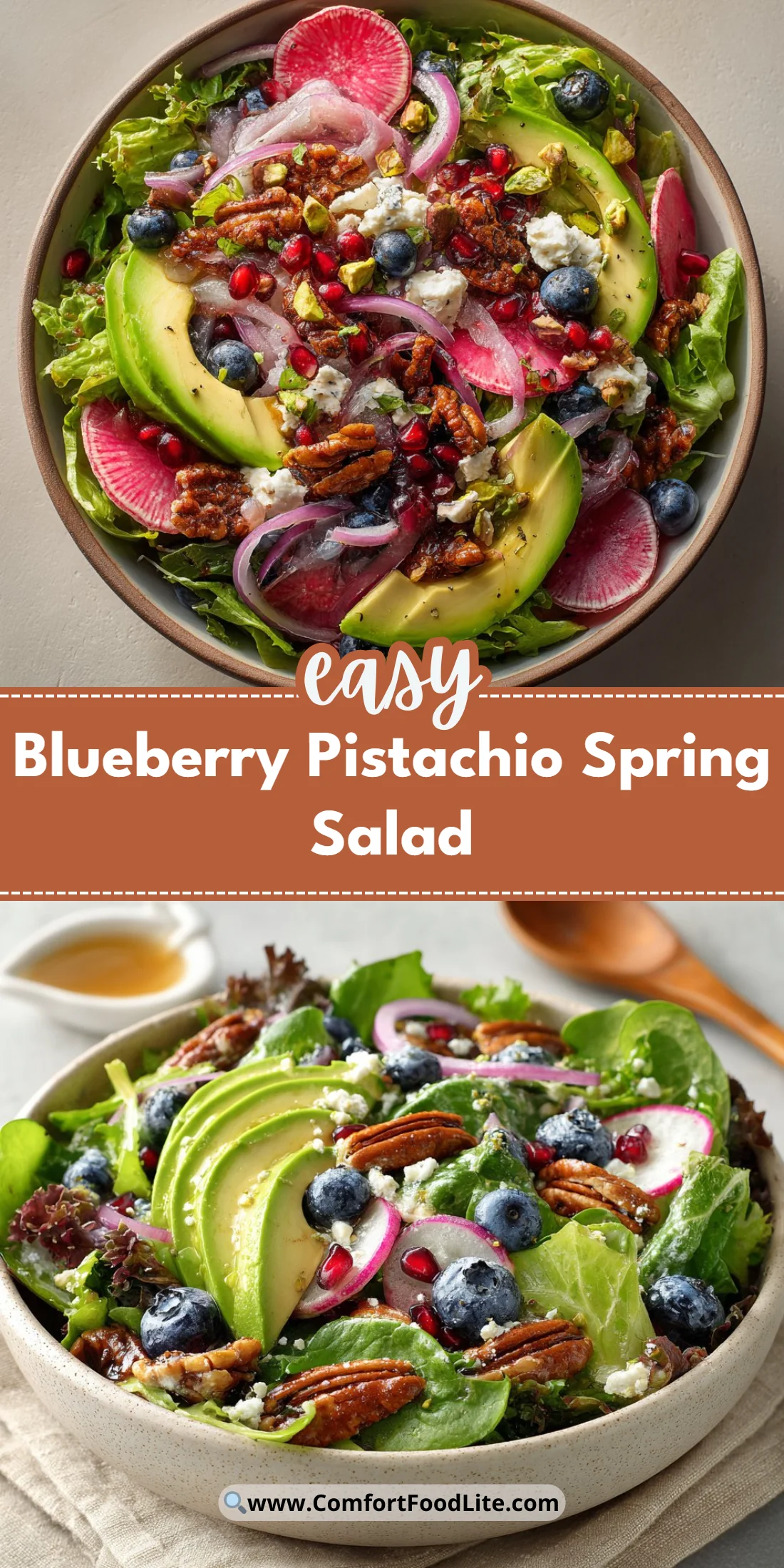 Blueberry Pistachio Spring Salad