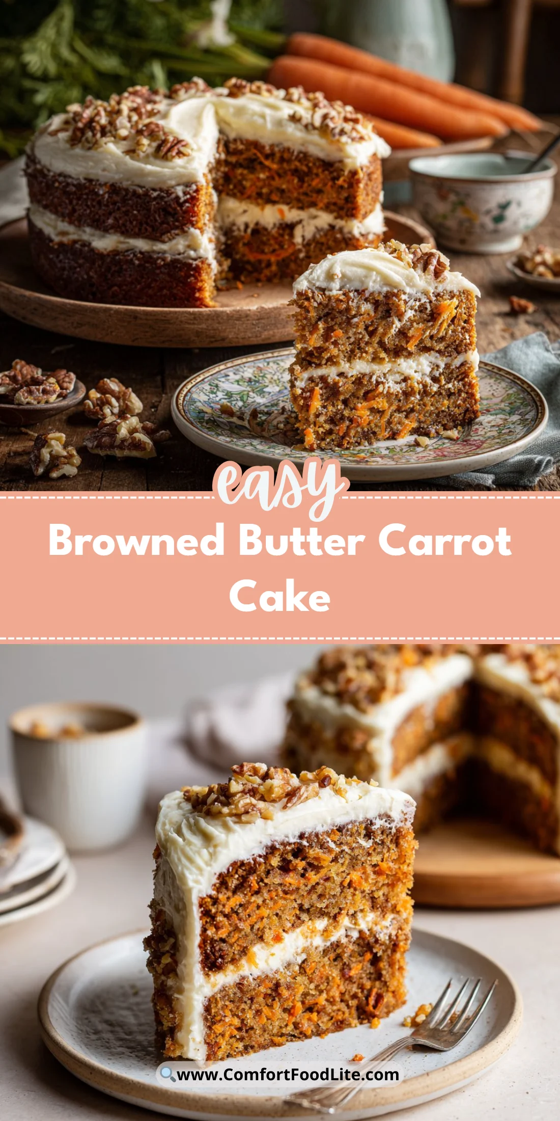 Browned Butter Carrot Cake