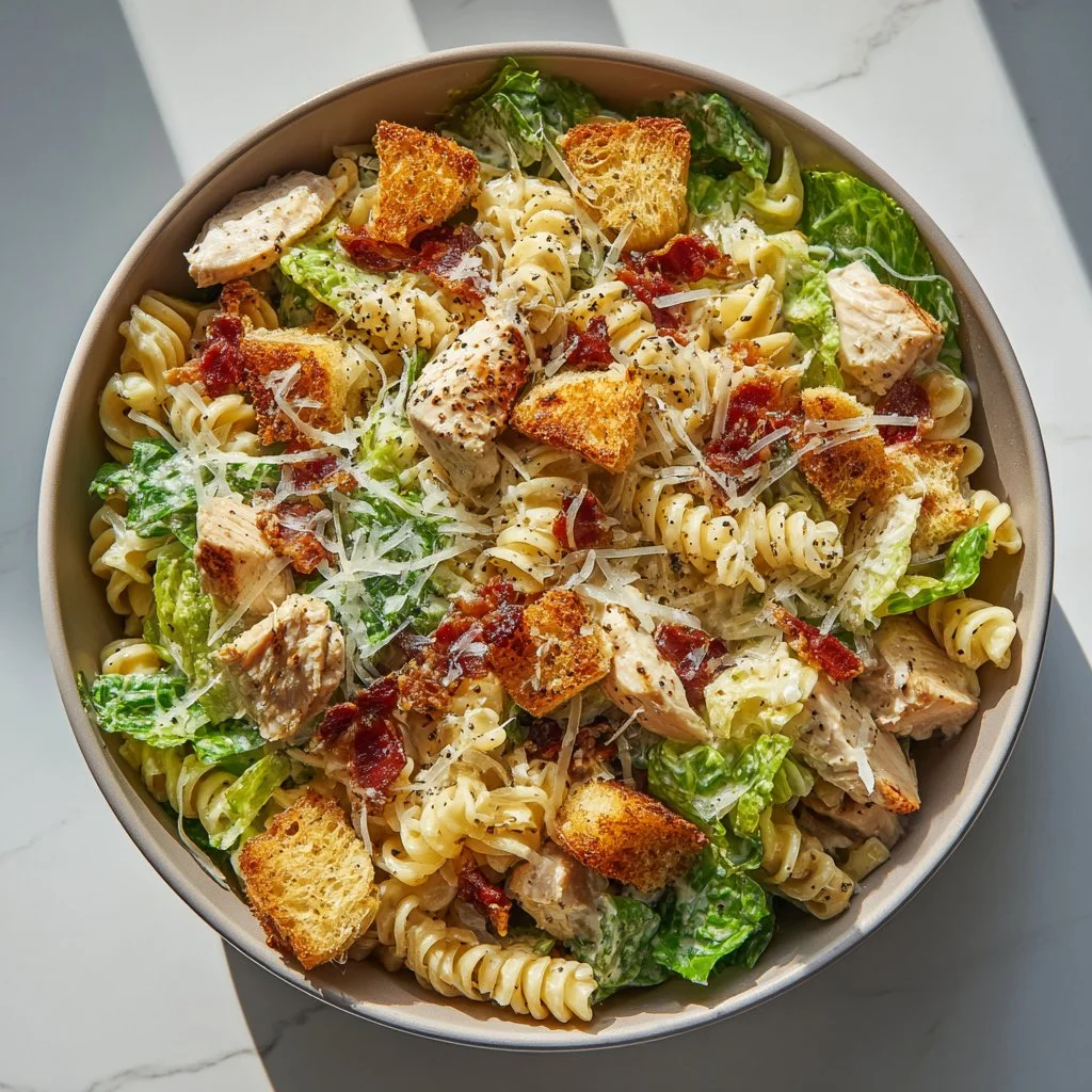 Chicken Caesar Pasta Salad