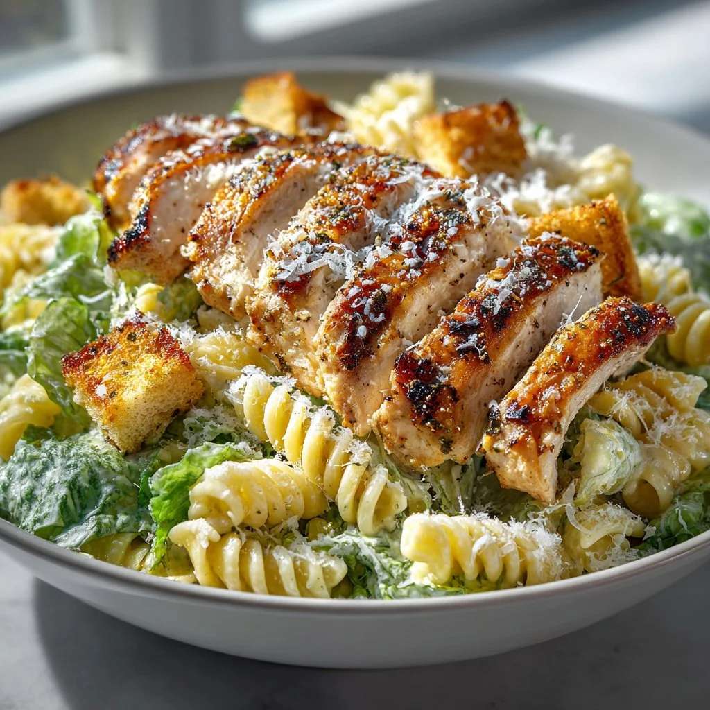 Chicken Caesar Pasta Salad
