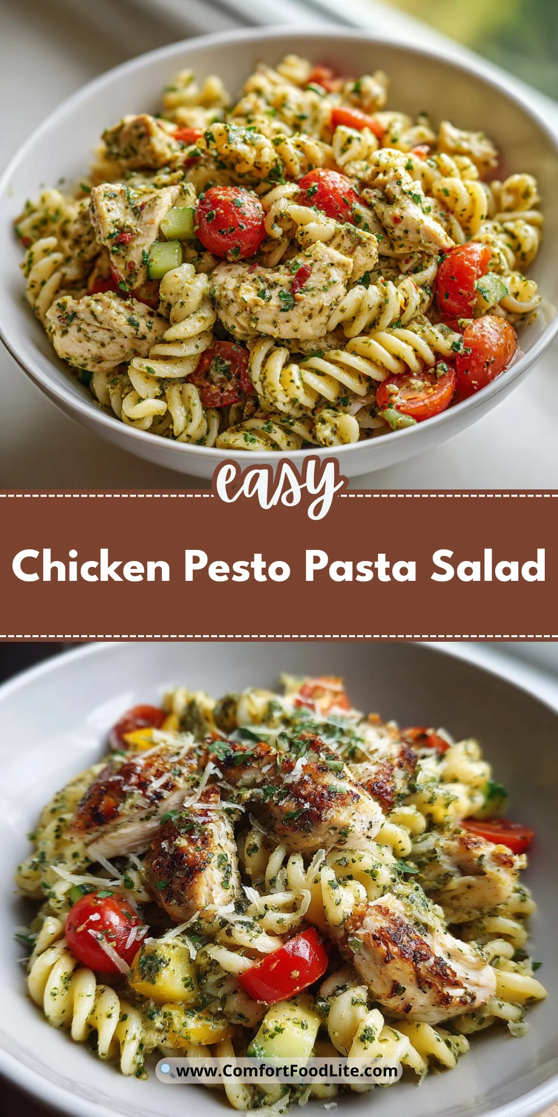Chicken Pesto Pasta Salad