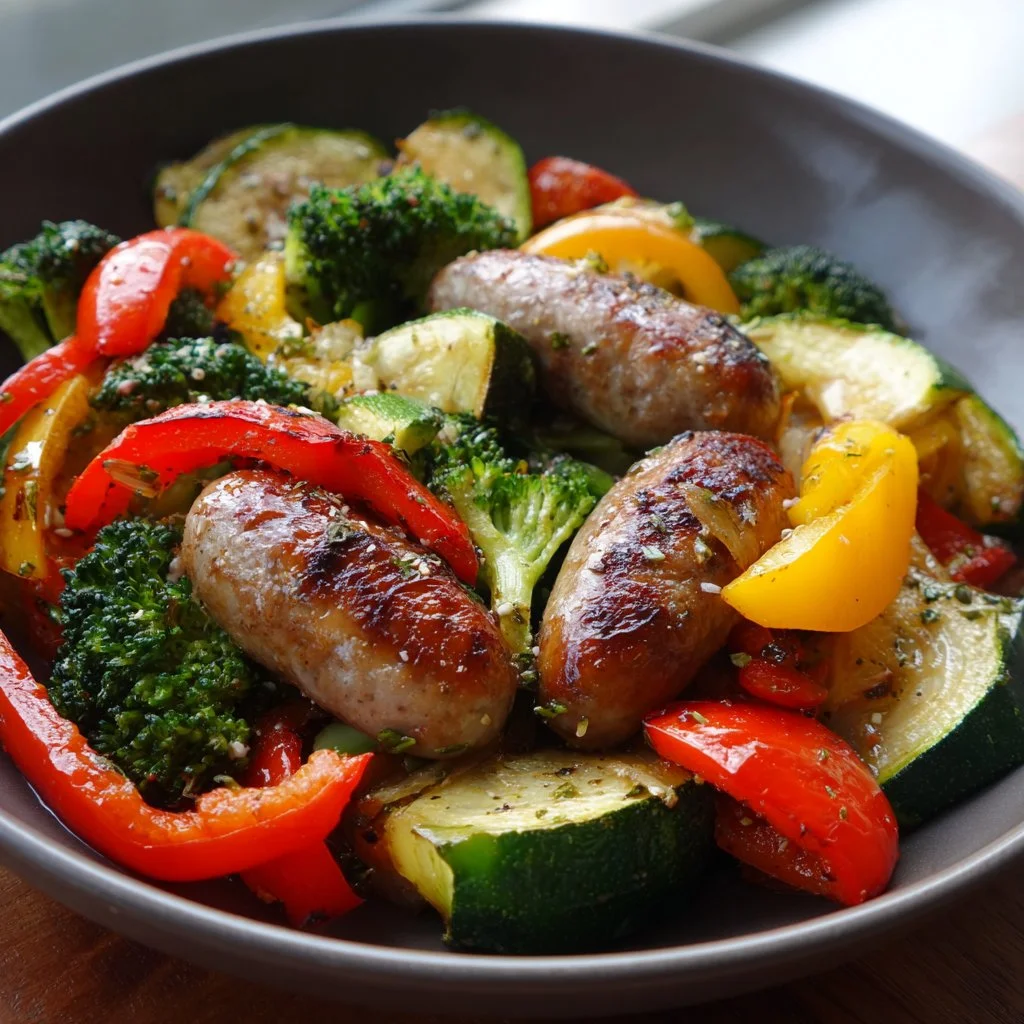 Chicken Sausage and Veggies