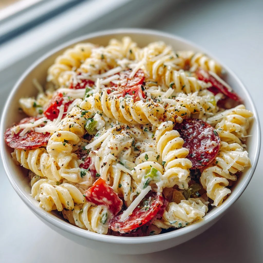 Creamy Italian Pasta Salad