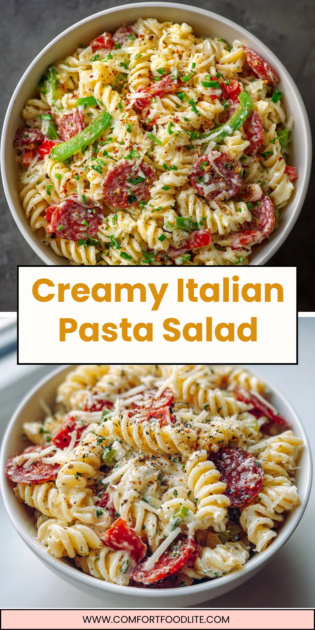Creamy Italian Pasta Salad