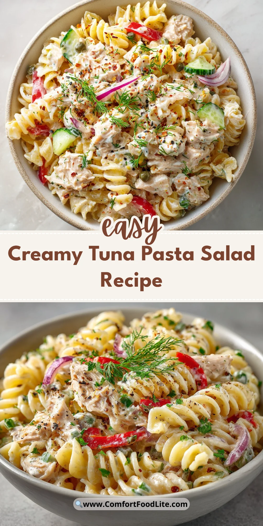 Creamy Tuna Pasta Salad Recipe