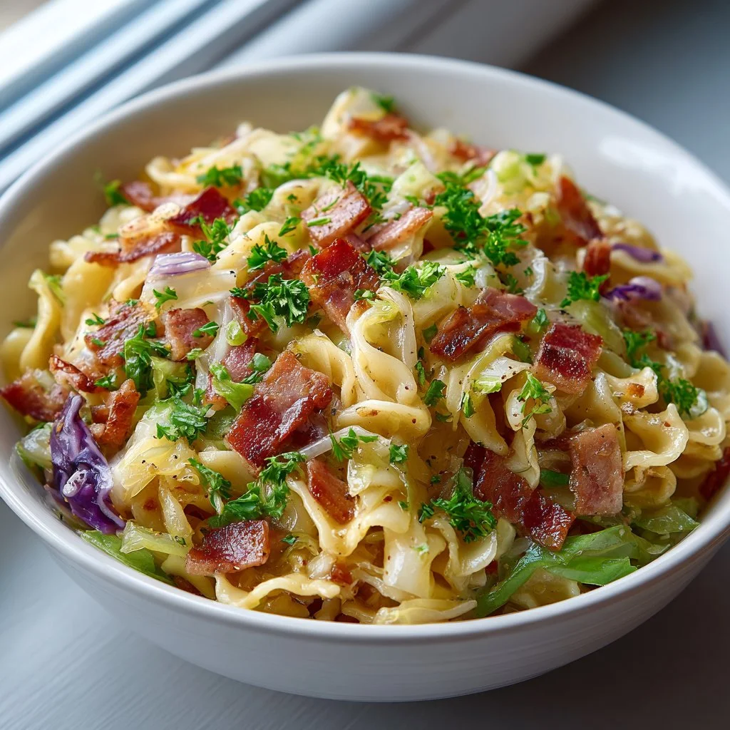 Crispy Noodles with Cabbage