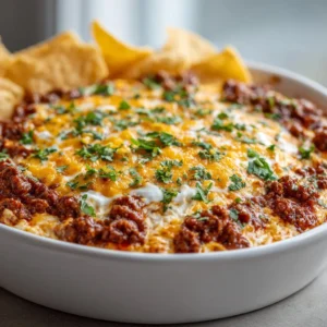Delicious Crockpot dip perfect for Sunday Funday gatherings