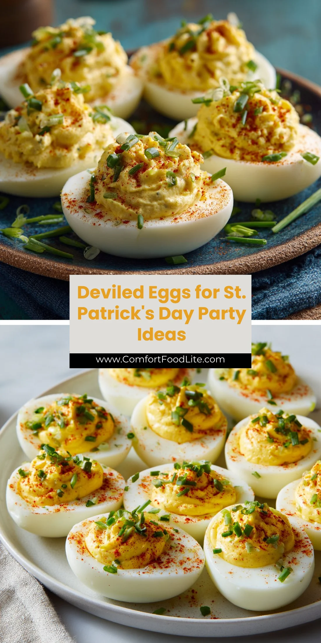 Deviled Eggs for St. Patrick's Day Party Ideas