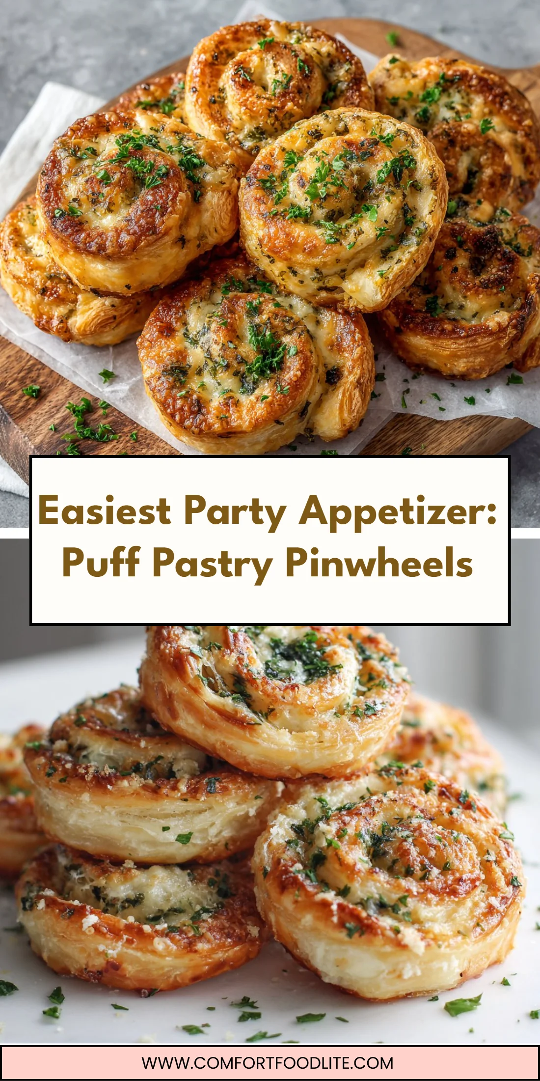 Easiest Party Appetizer: Puff Pastry Pinwheels