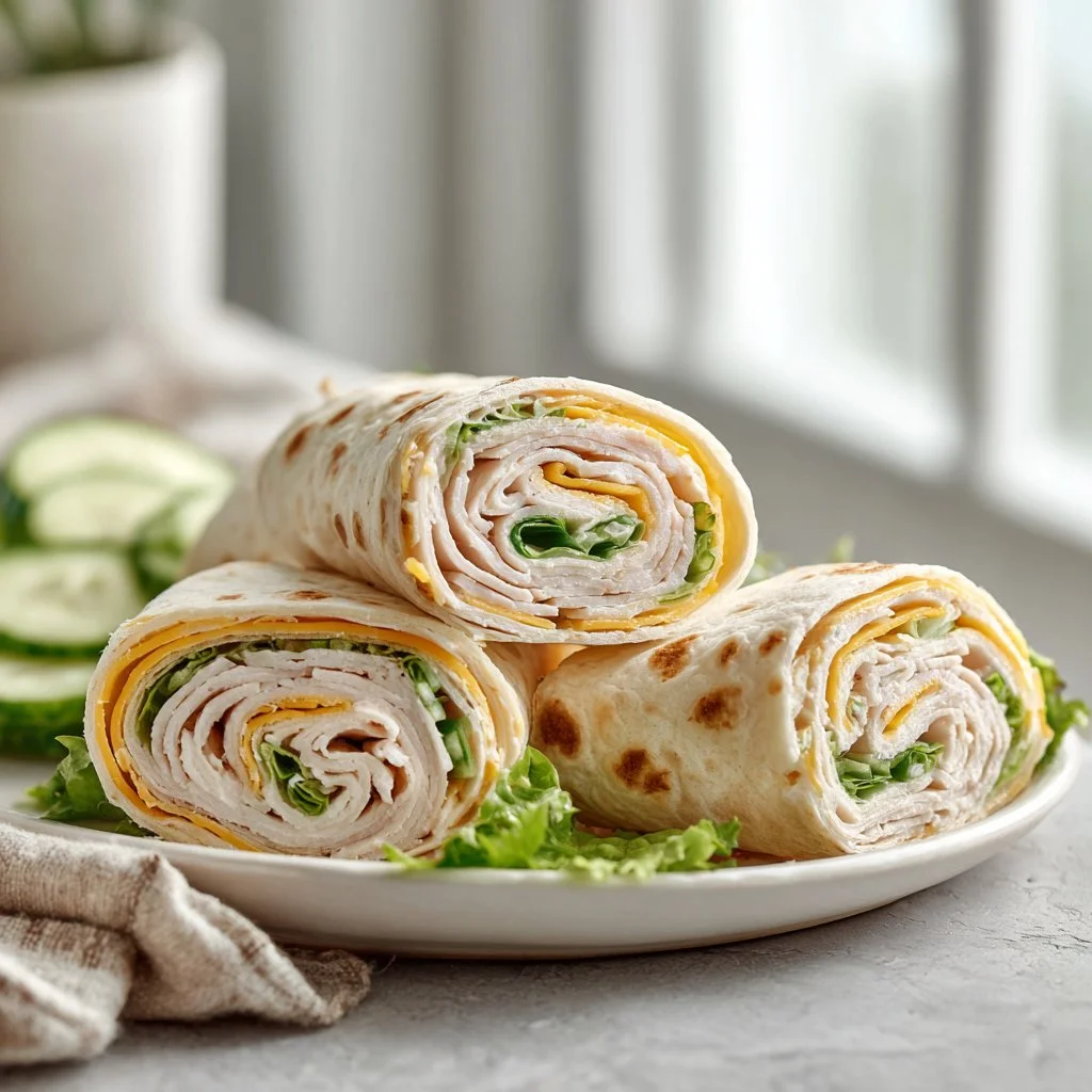 Easy Turkey Pinwheels