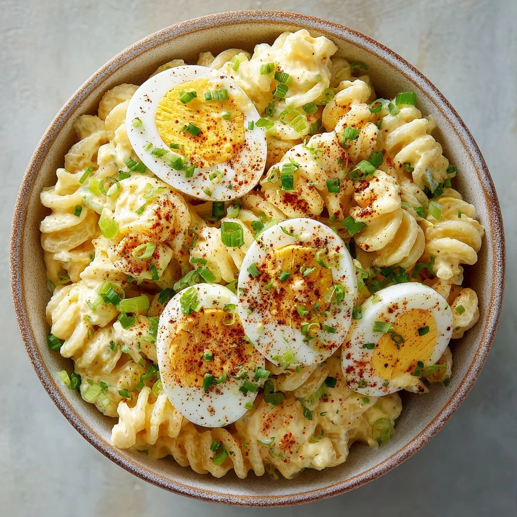 Flavorful Deviled Eggs Pasta Salad