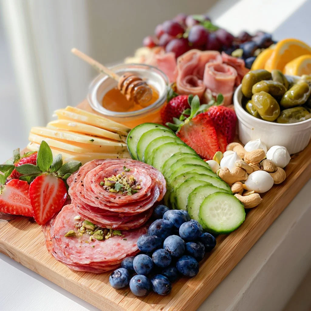 Flower Charcuterie Board