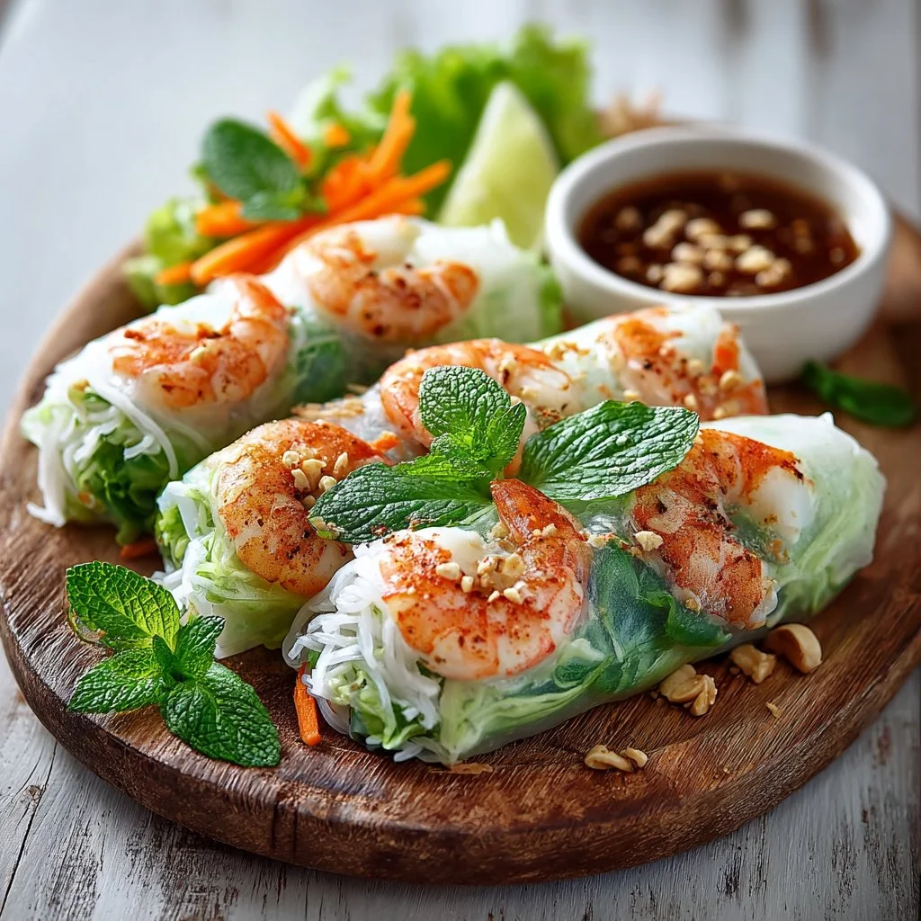 Fresh Vietnamese Spring Rolls: 7 Easy Steps in 15 Minutes