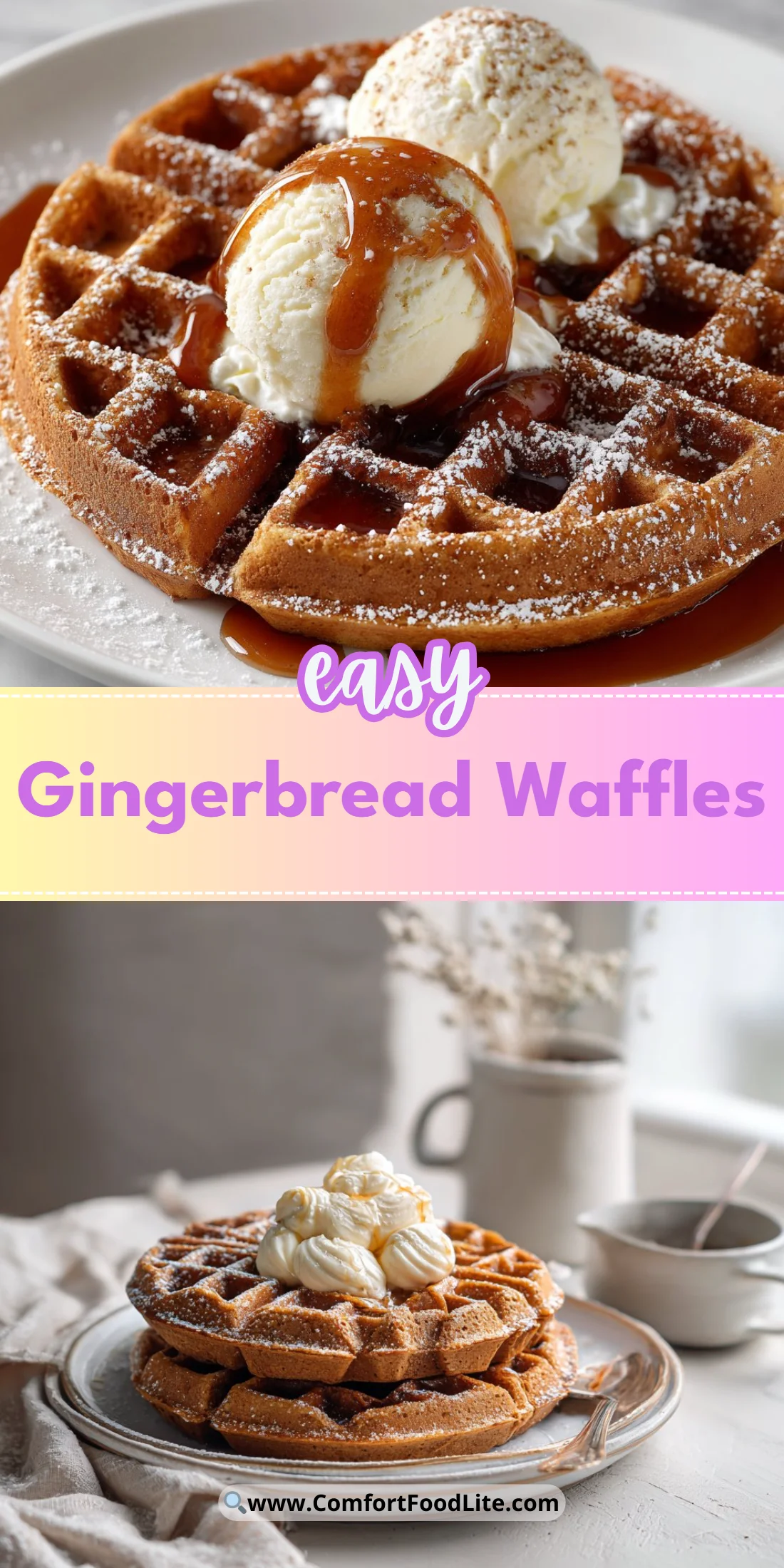 Gingerbread Waffles