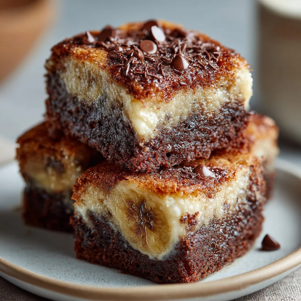 Irresistible Banana Bread Brownies