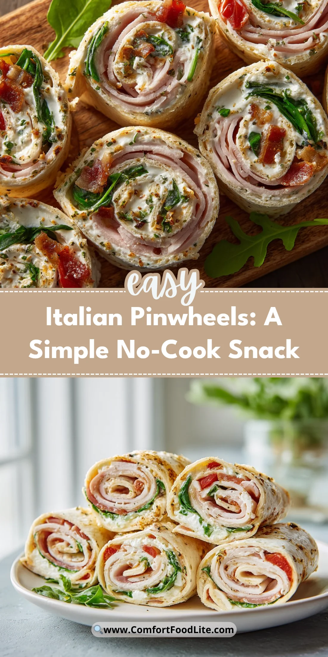 Italian Pinwheels: A Simple No-Cook Snack