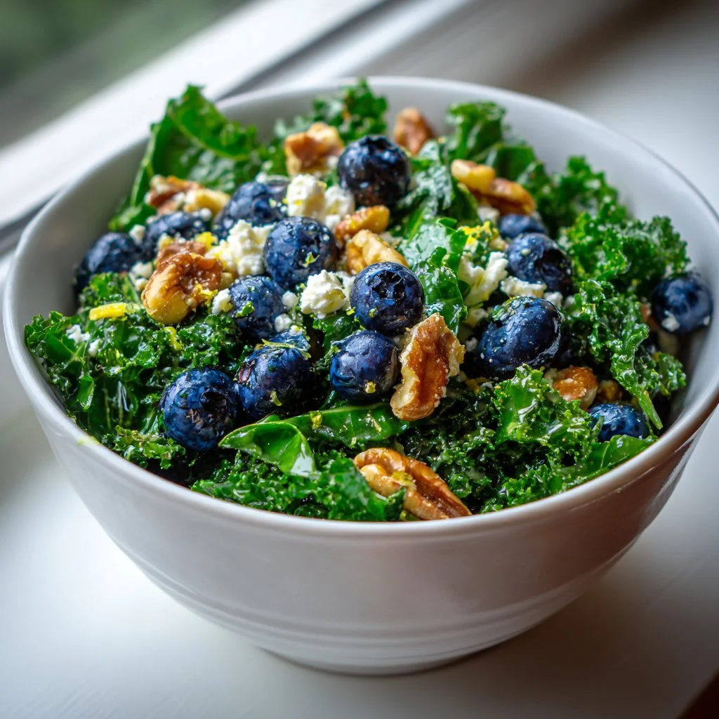 Kale Blueberry Salad