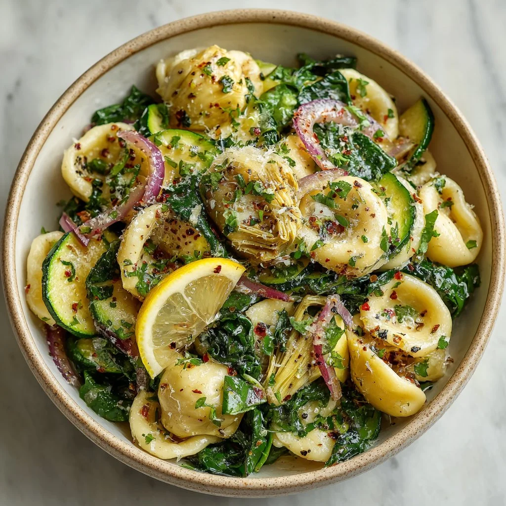 Lemon Basil Pasta Salad