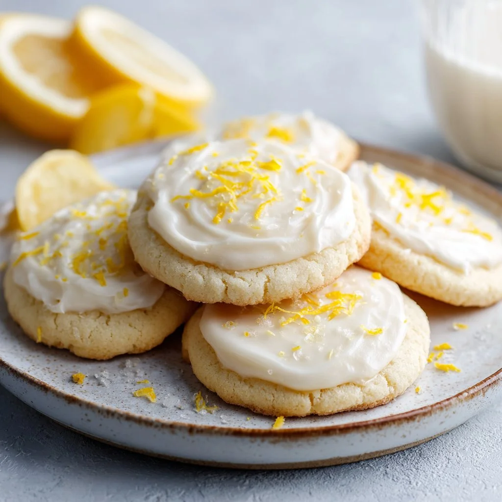 Lemon Frosted Cookies