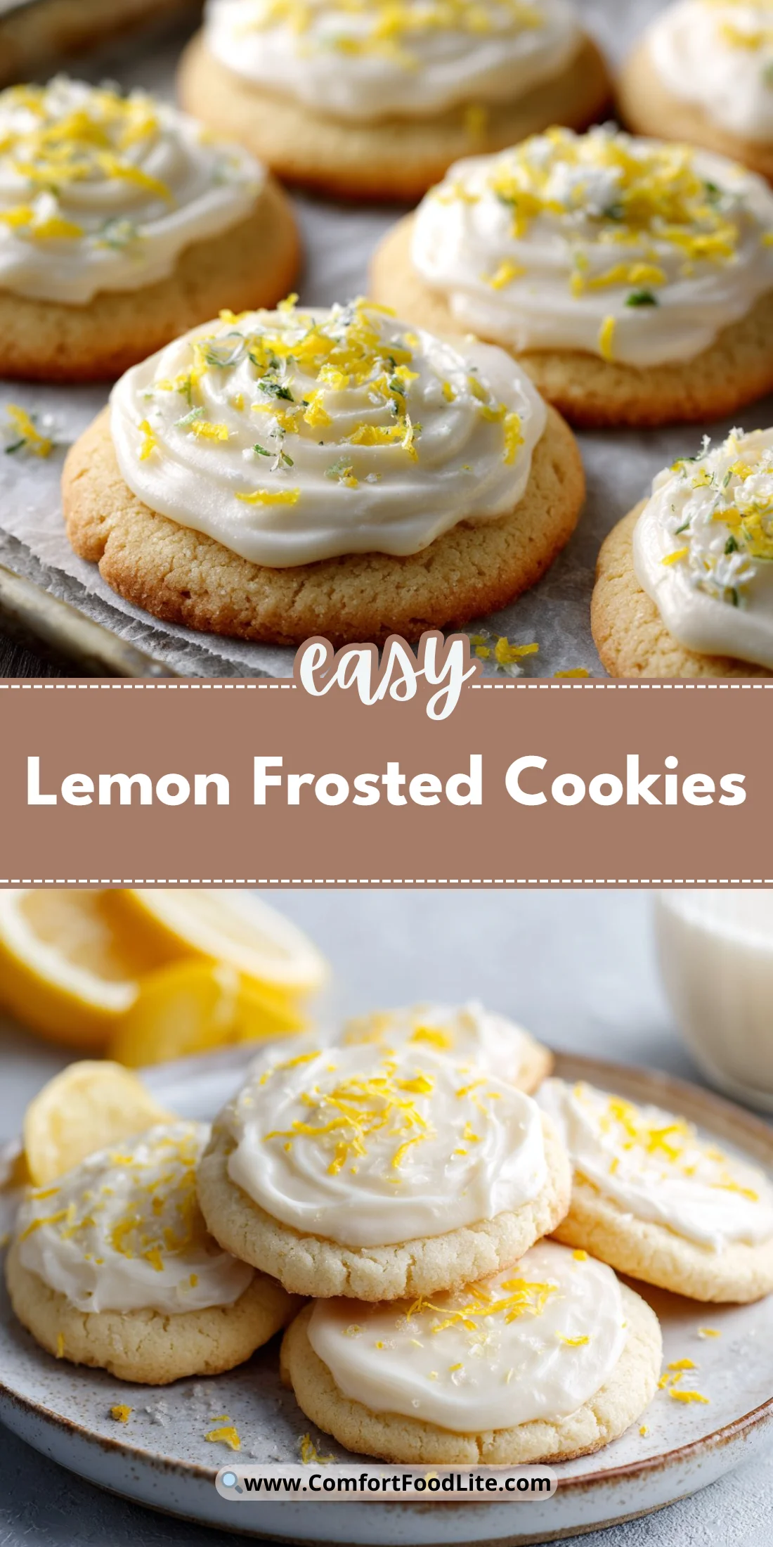 Lemon Frosted Cookies