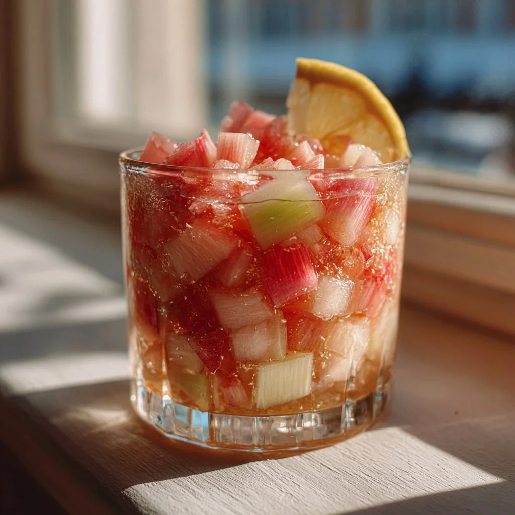 Lemon Honey Rhubarb Compote