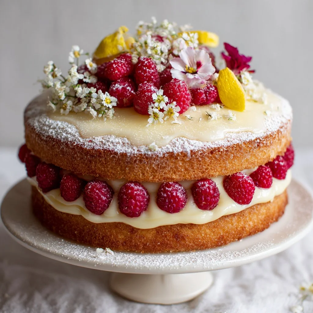 Lemon Raspberry Cake