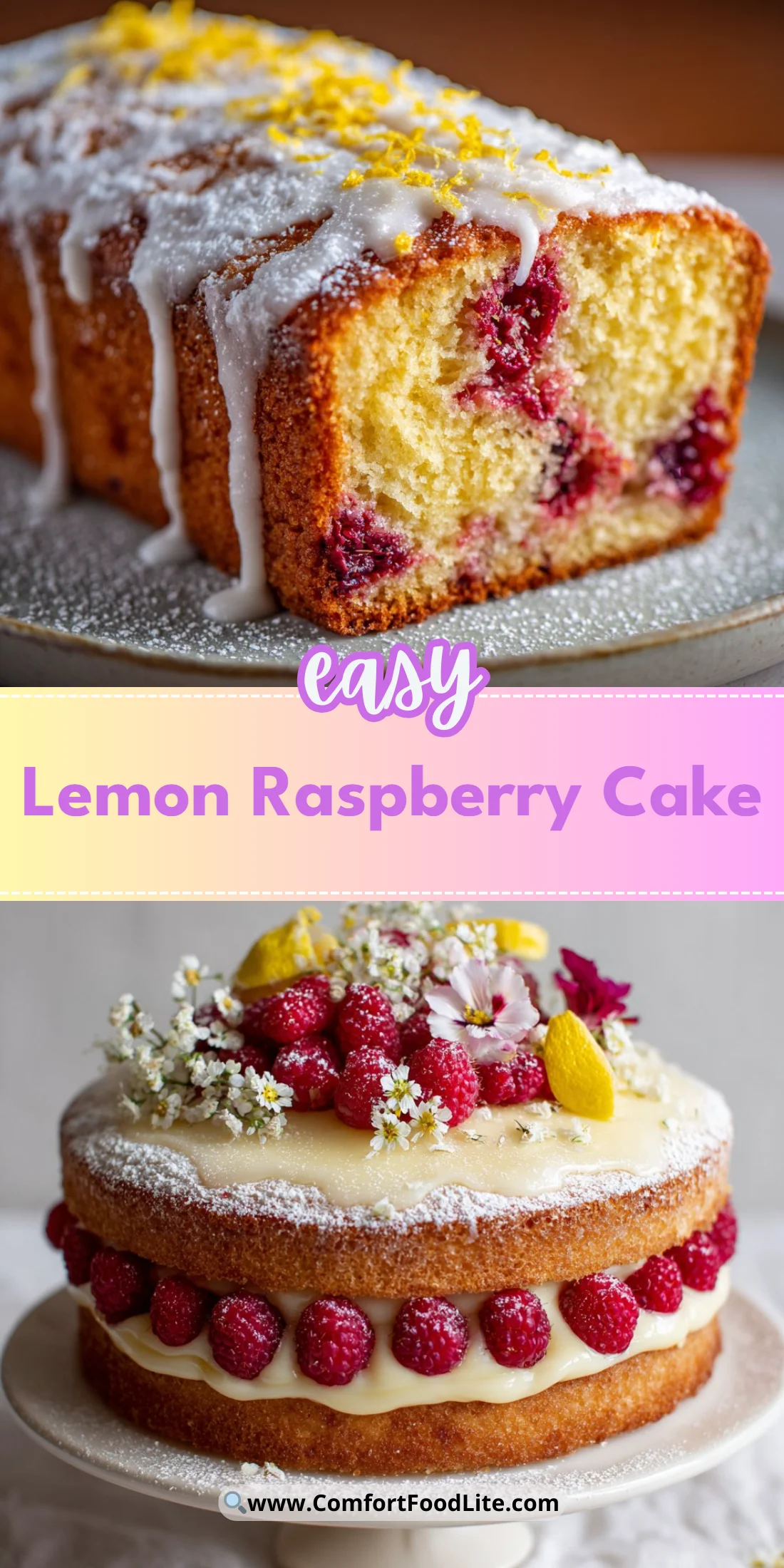 Lemon Raspberry Cake