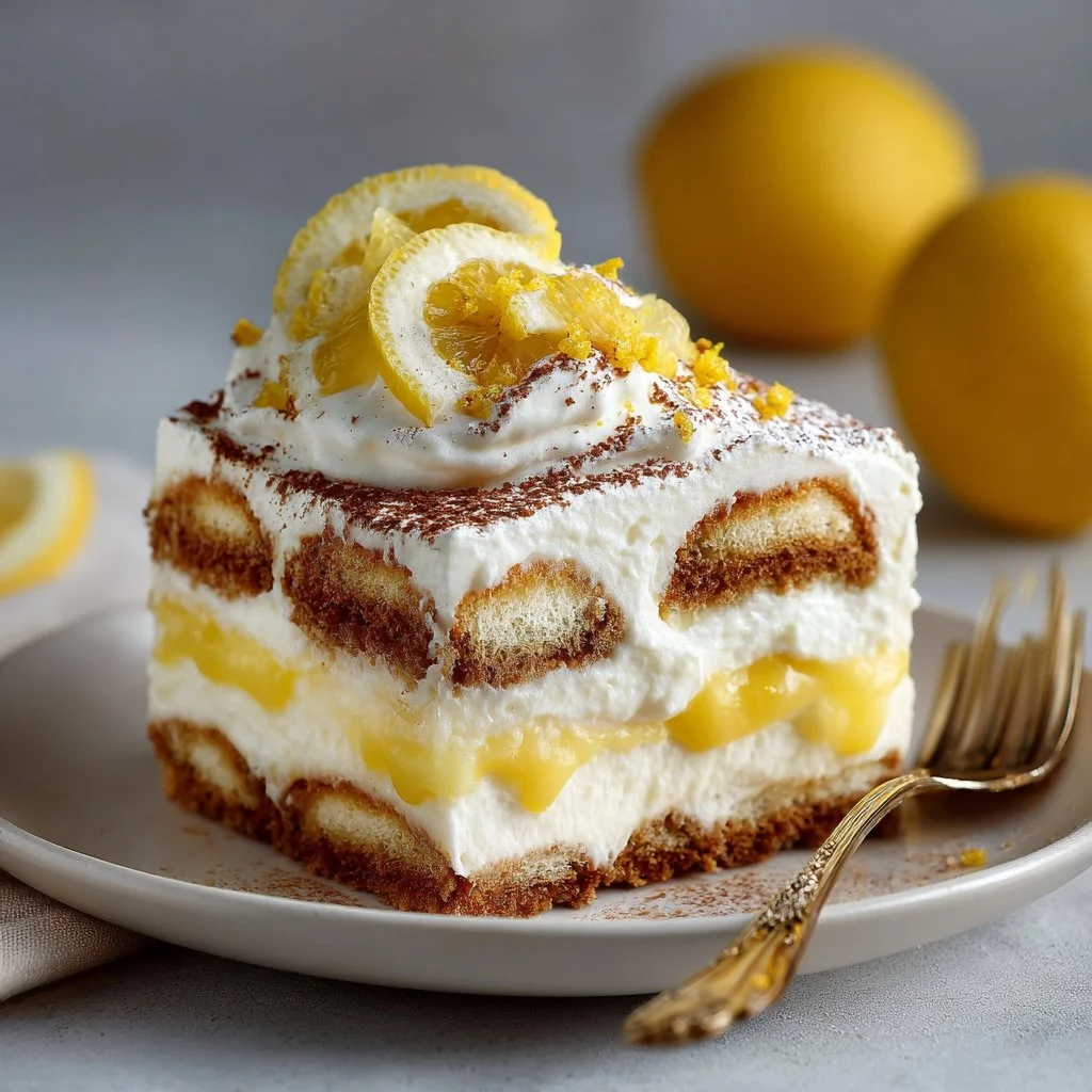 Lemon Tiramisu: Refreshing & Creamy Italian Dessert